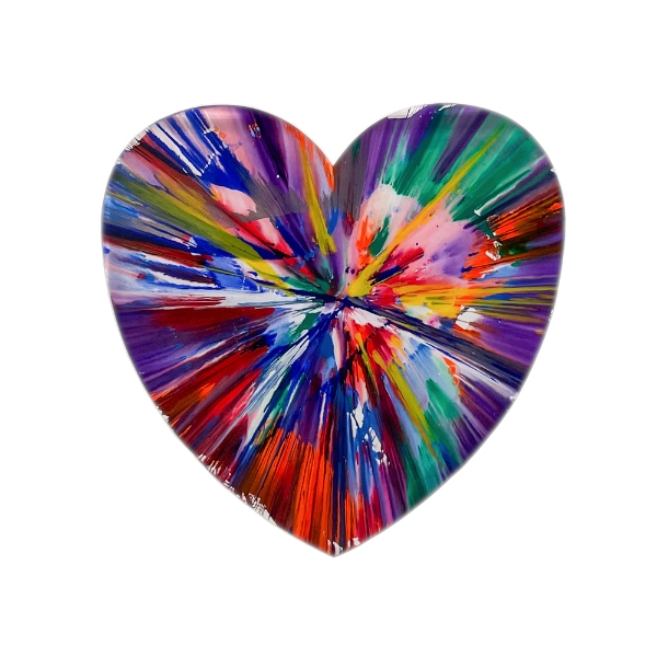 HIRST Damien - Heart Spin Painting